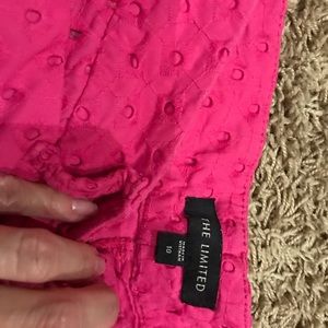 Hot pink shorts